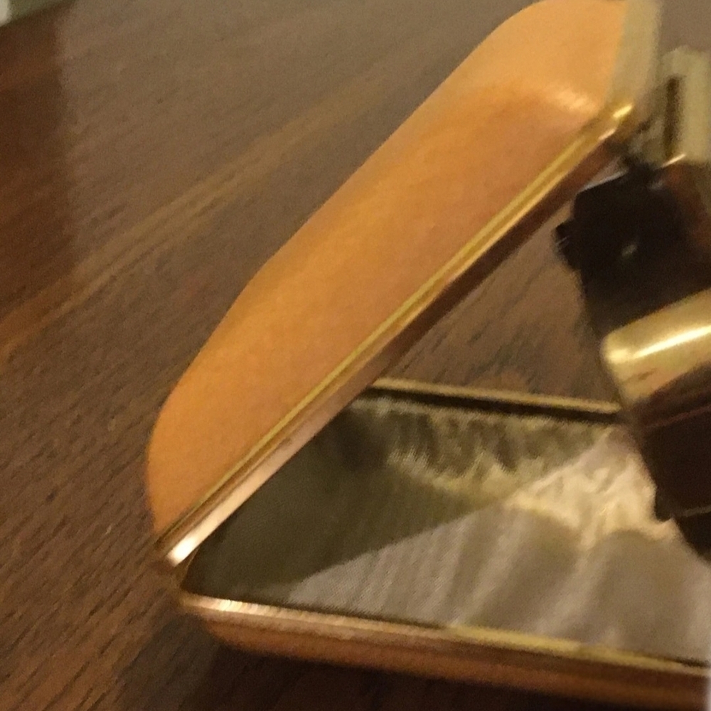 Gold and Silver Travel Alarm Clock-German Made 1970's - Picture 4 of 6